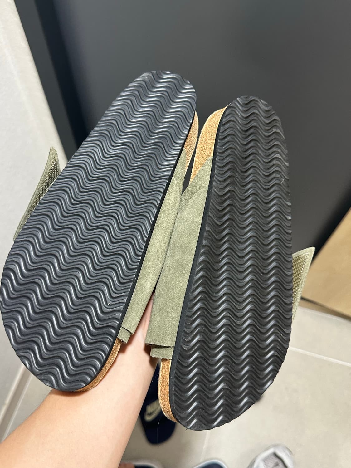 firstfloor 올리브 드랩 샌들, 260 (택없는 새상품) 상품이미지4