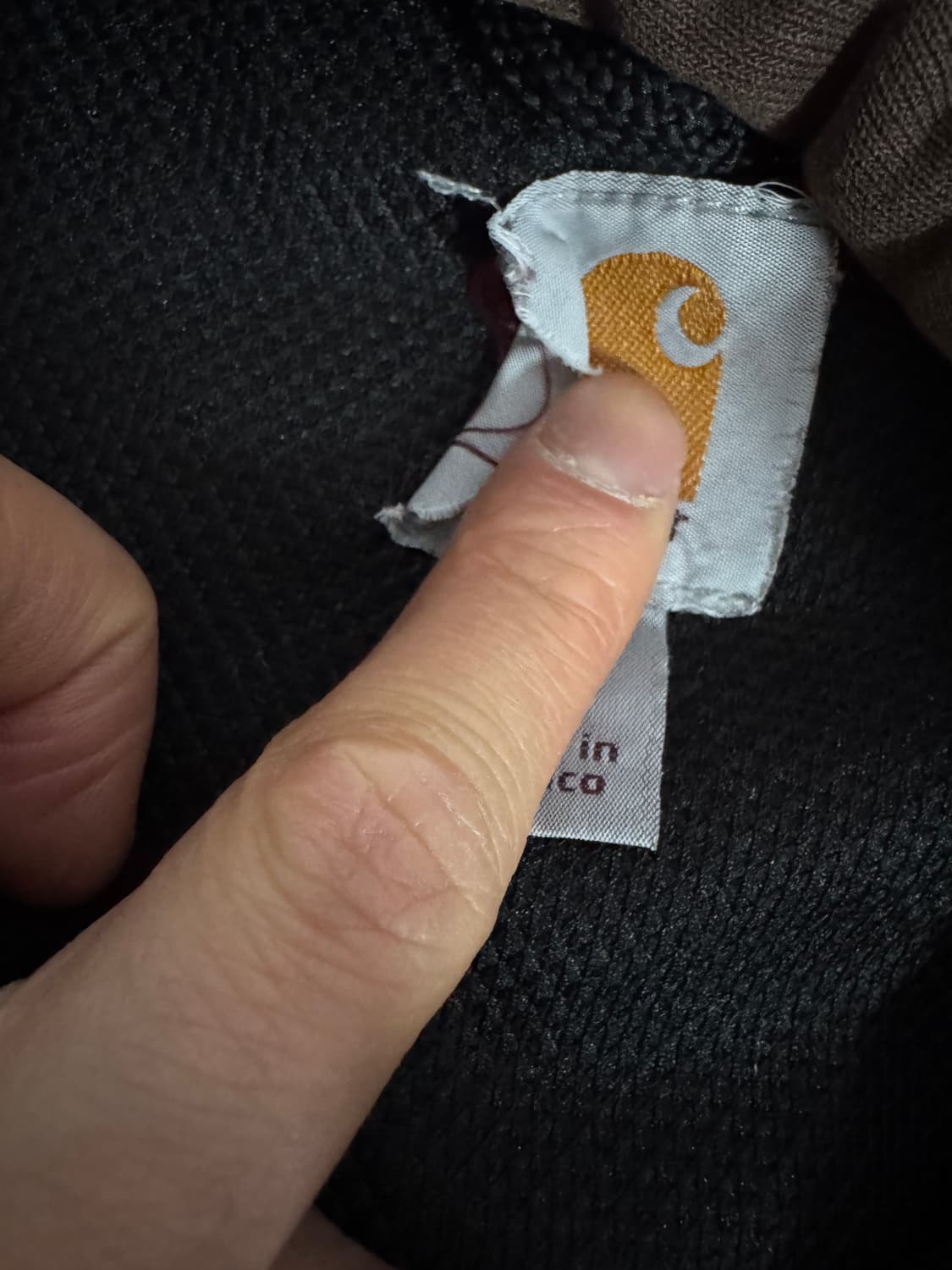 희귀!! 칼하트 써멀 코코아 후드집업 M ~ L 상품이미지6