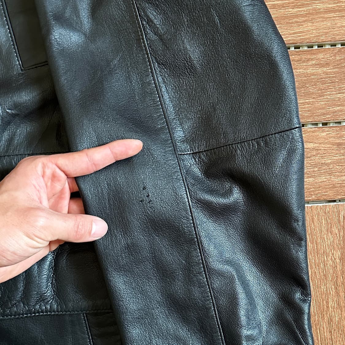 Vallemosso deer-skin leather coat 상품이미지10