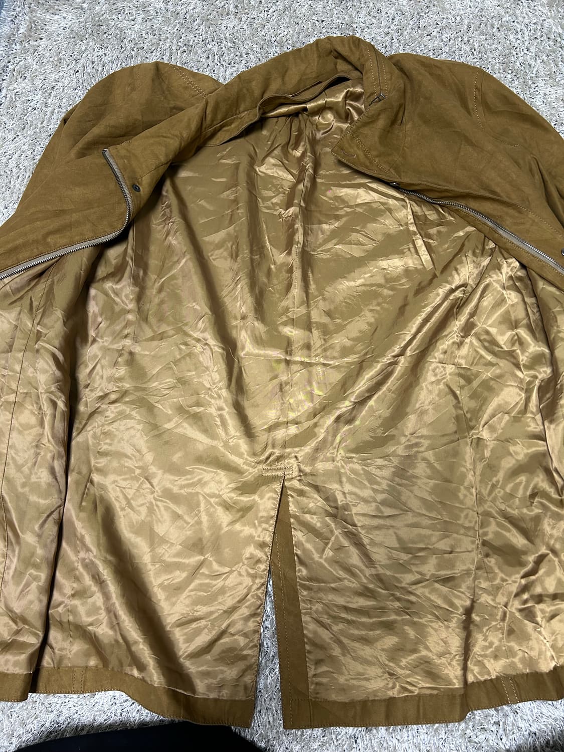 더반 스웨이드느낌 코트 사이즈 105~110 상품이미지5