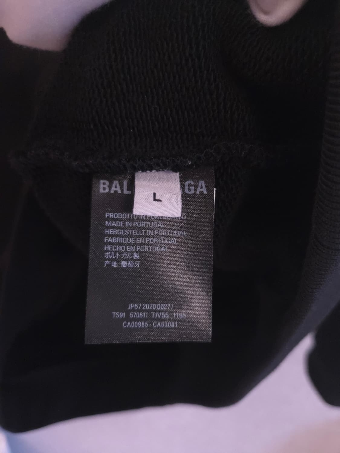 [새상품급] 발렌시아가 웨이브로고 후드티 L Size 상품이미지9