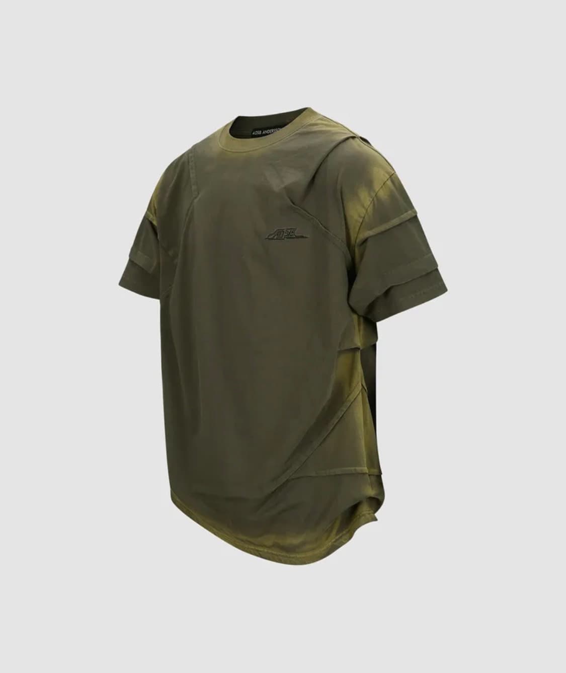 [앤더슨벨] 마드로 그라디언트 티셔츠 atb1079m(KHAKI) 상품이미지1