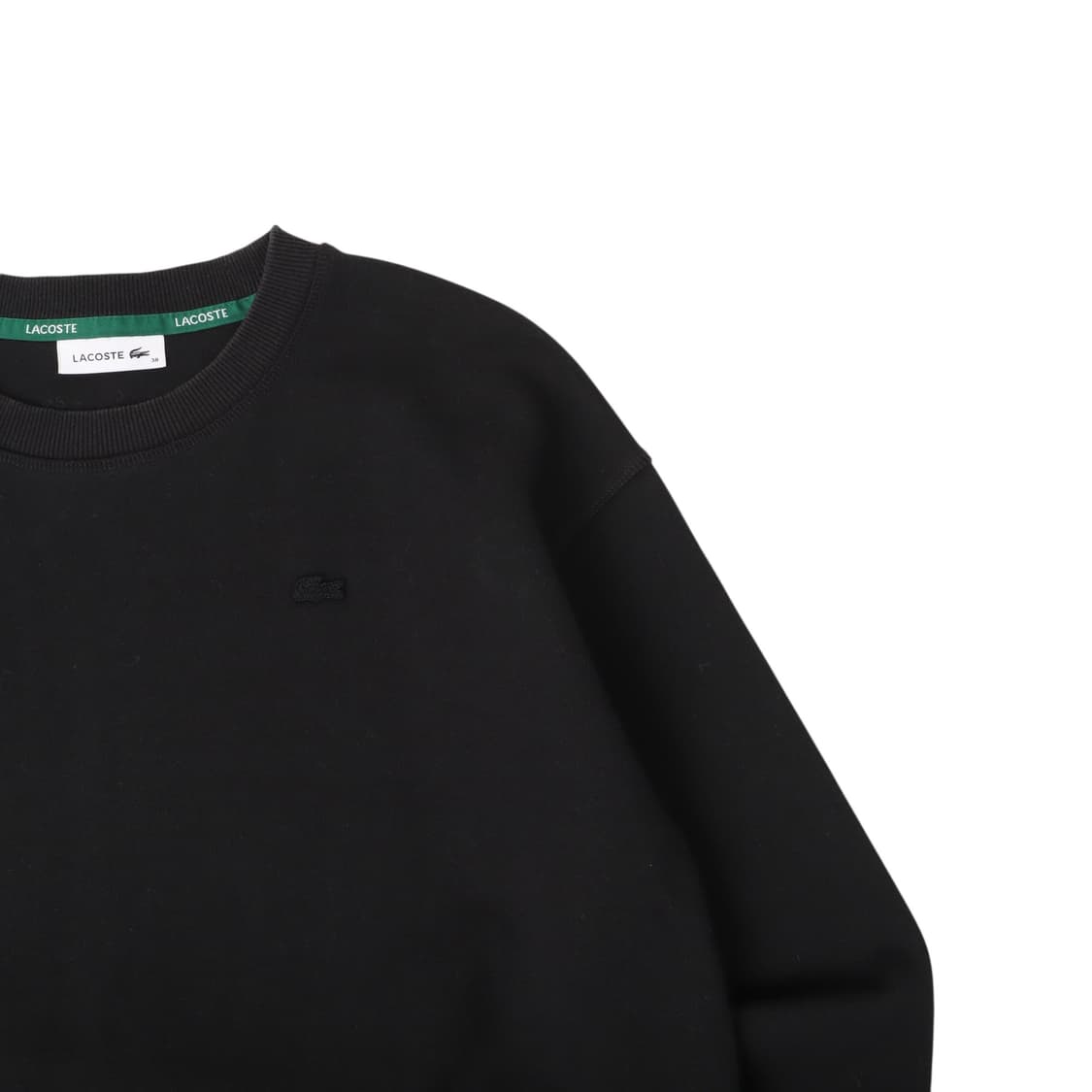 라코스테 블랙 쉐도우 로고 코튼 스웻셔츠 상품이미지3