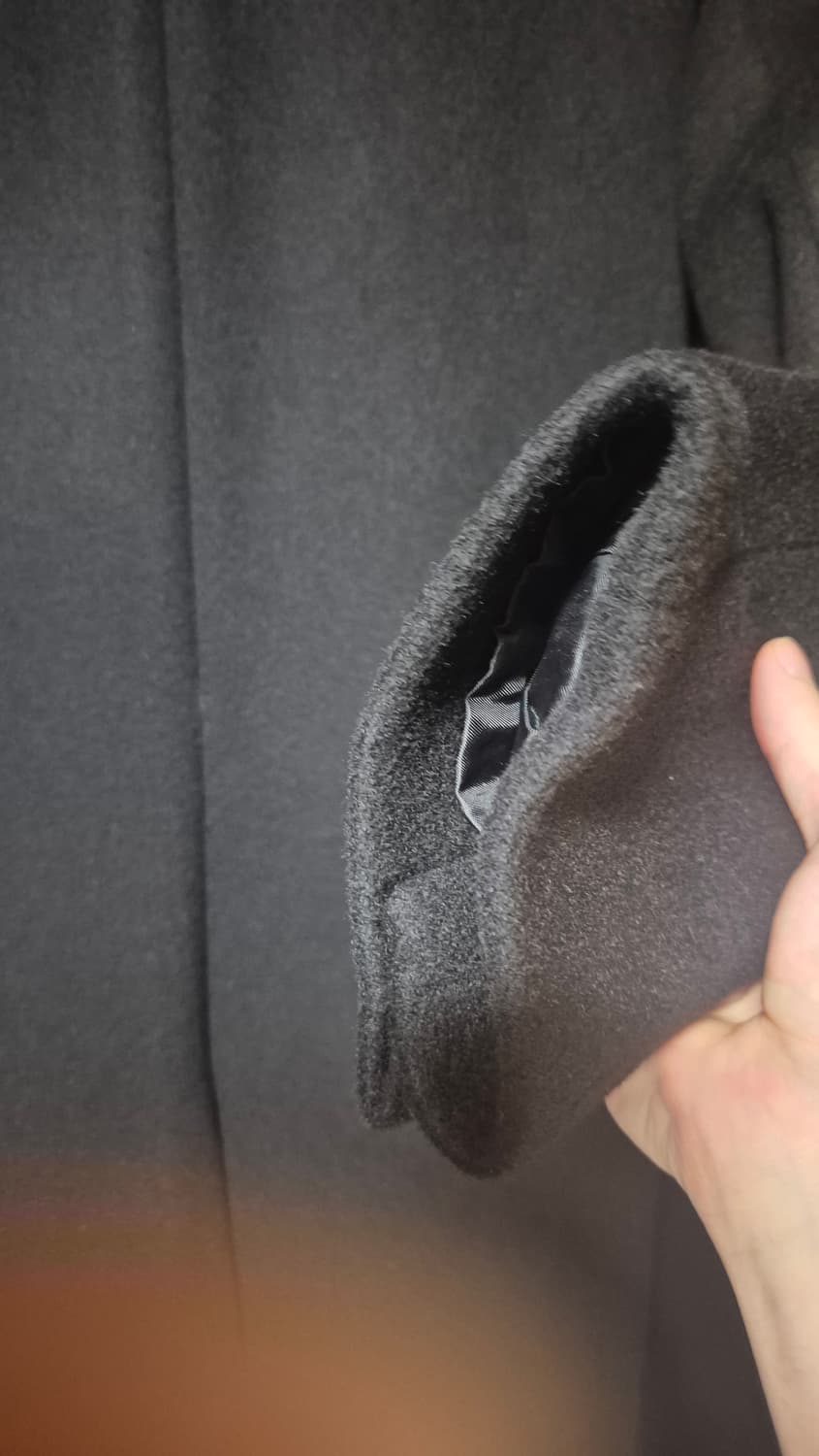 [XL]23fw 싱글 코트 블랙 상품이미지3