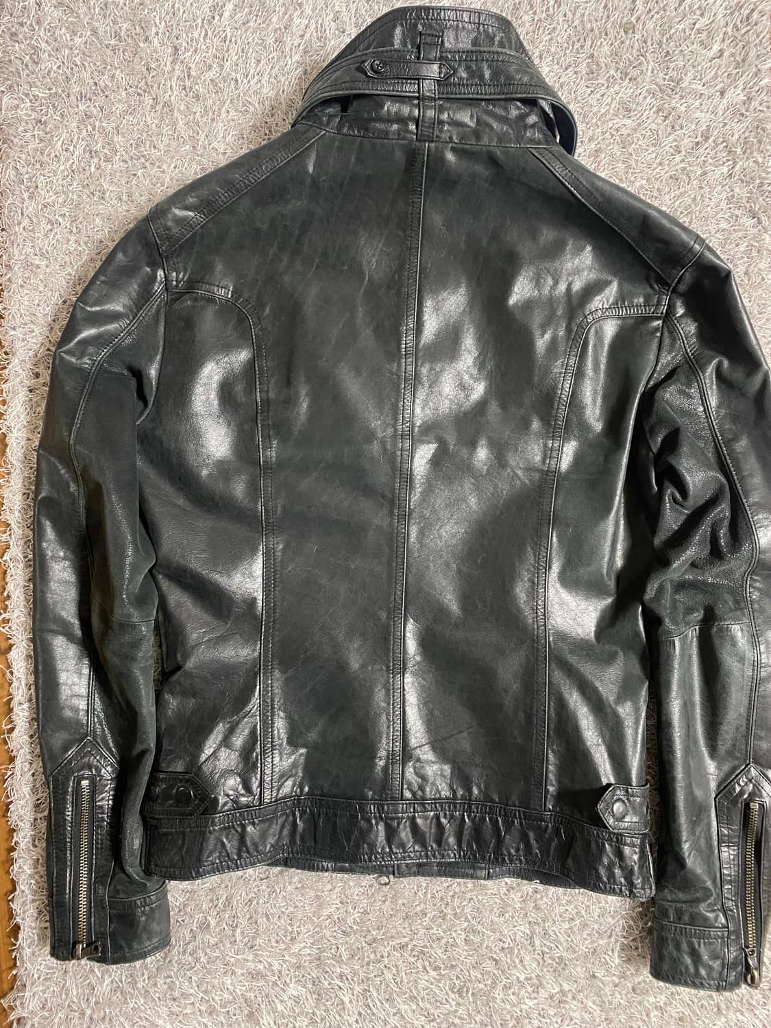 00's Tornado Mart leather jacket 상품이미지2
