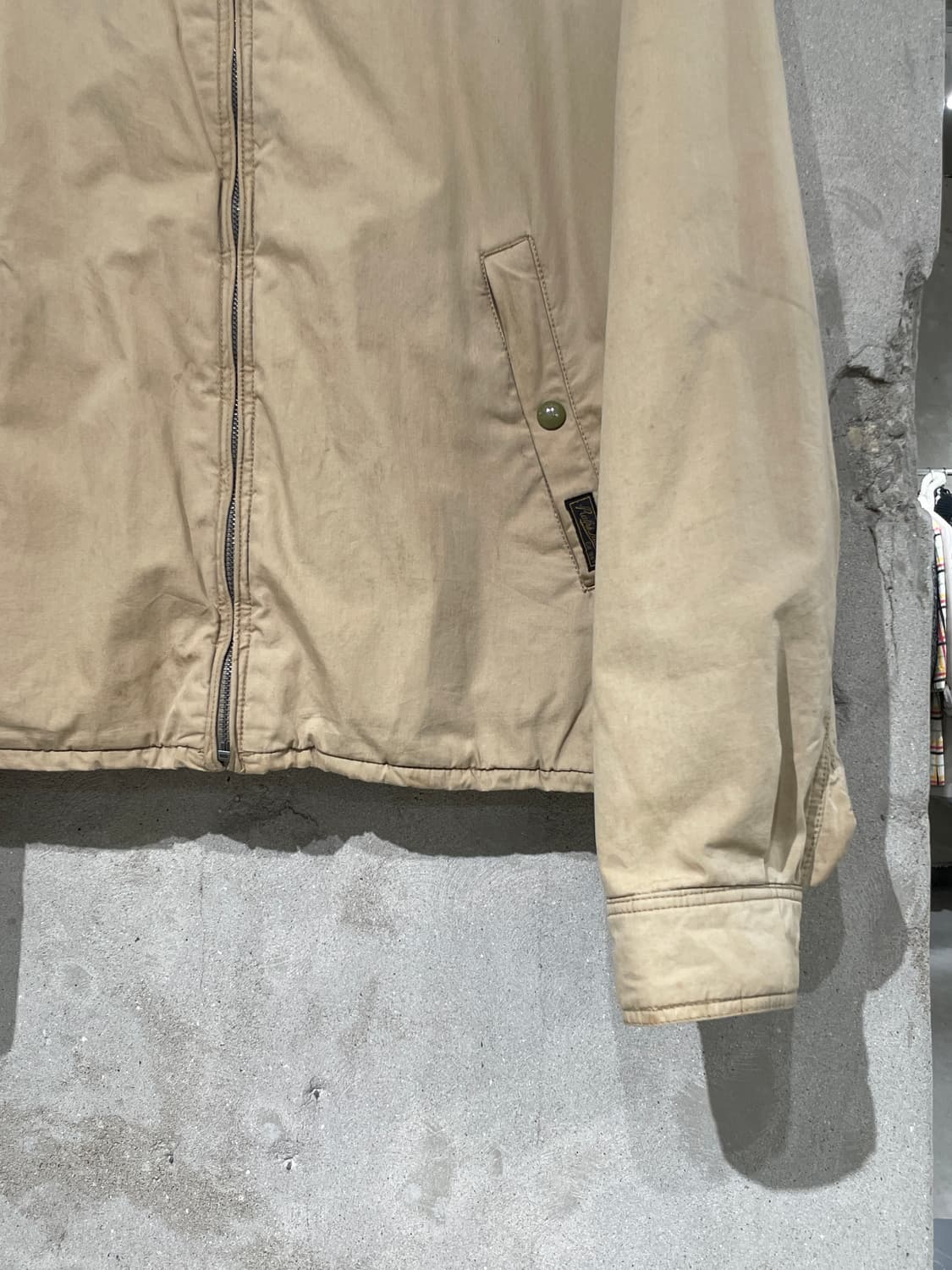 폴로 랄프로렌 베이지 브라운포니 코듀로이 카라 집업 자켓 상품이미지5