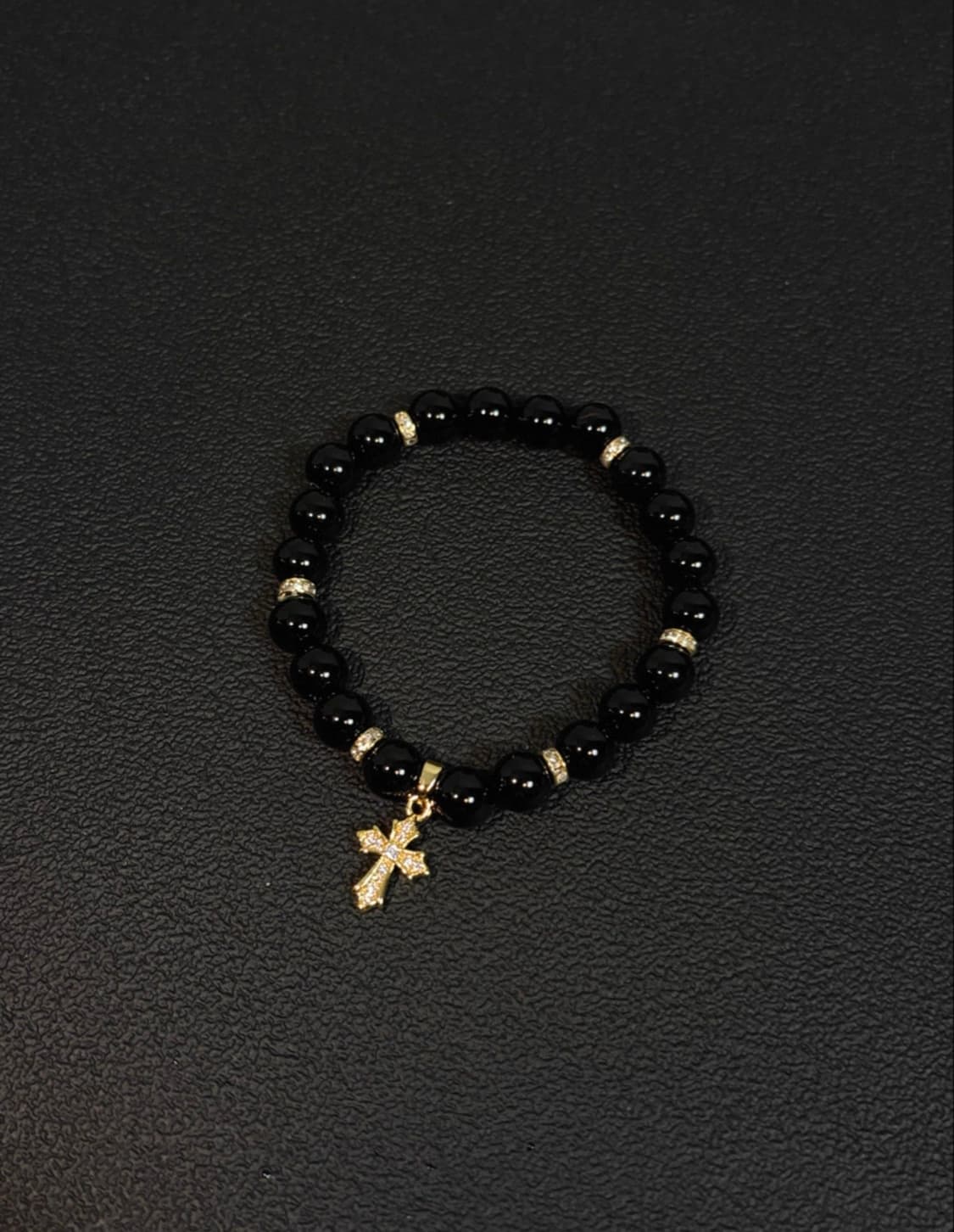 Cross 천연석 팔찌 2color 상품이미지3