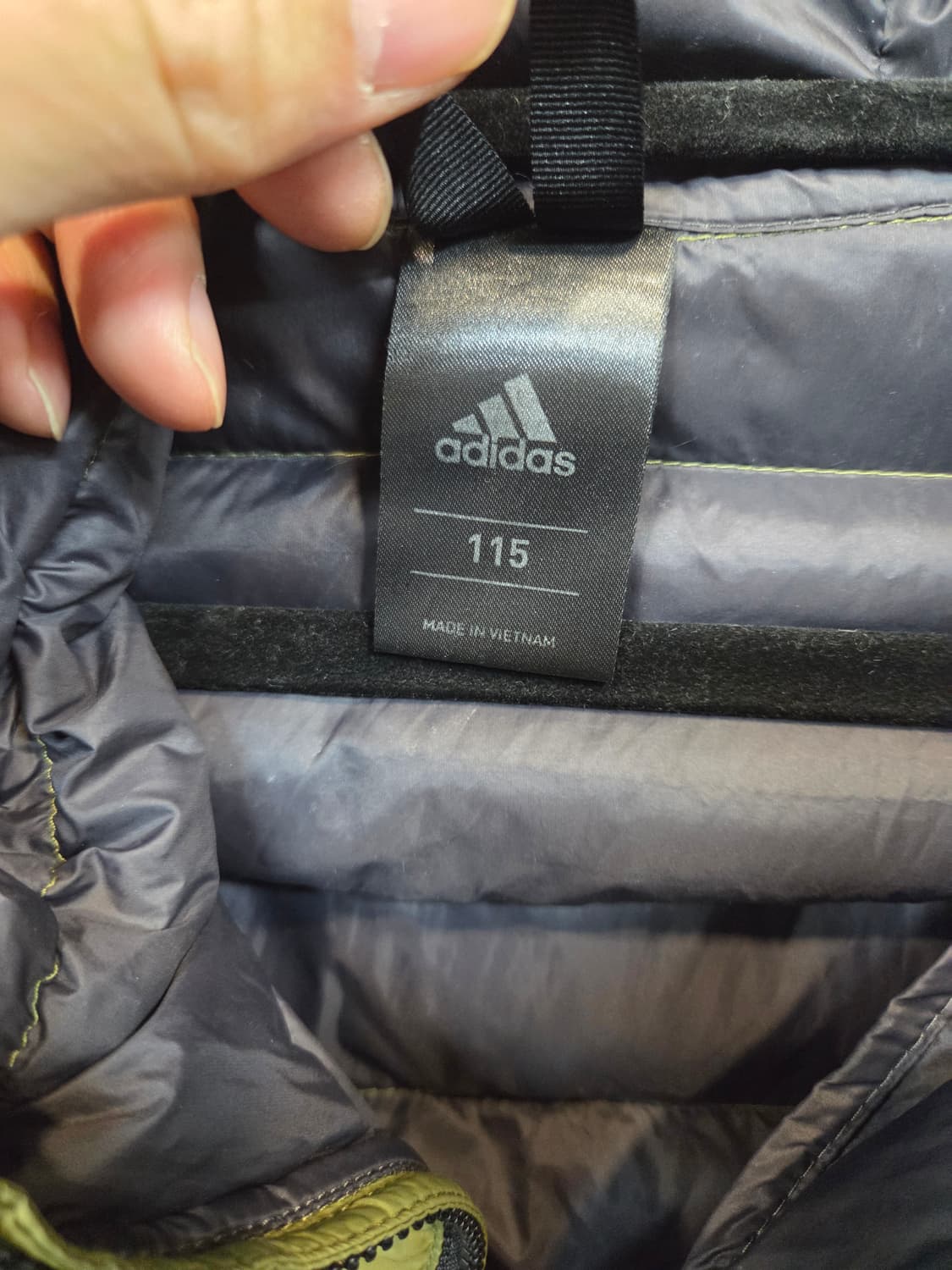  아디다스 아웃도어 모듈러 덕다운 경량패딩 올리브카키 xl  상품이미지3