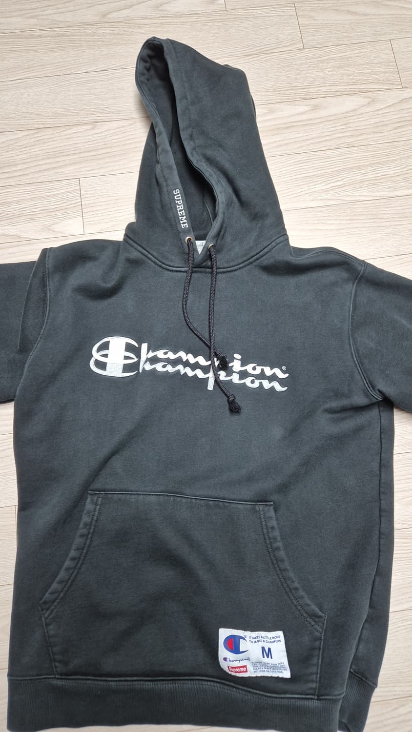 15FW 슈프림 챔피온 콜라보 후드 M 상품이미지1