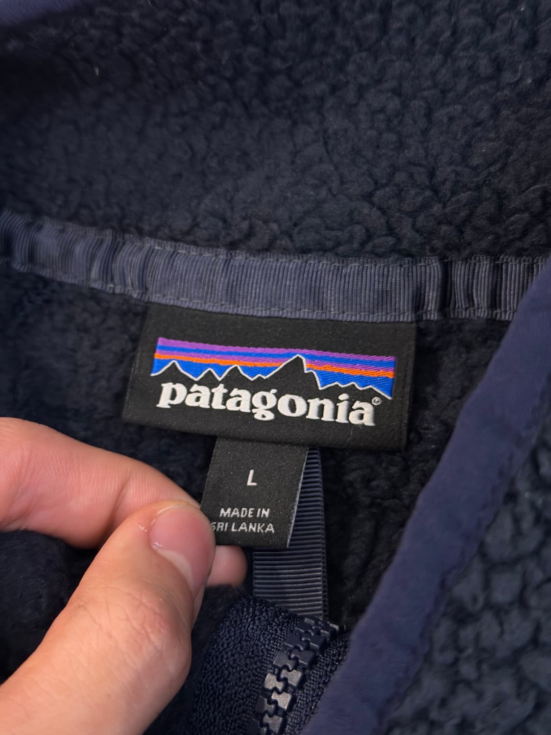 파타고니아 레트로 파일 플리스 네이비 상품이미지5