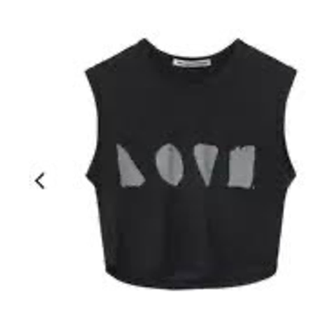 Tho open product TURN UP SLEEVELESS 크롭탑 상품이미지2