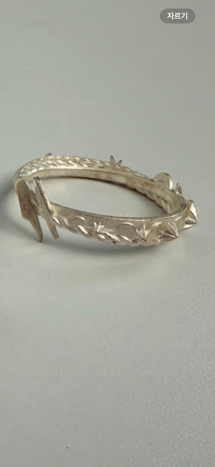 Sterling  silver 쉬어가는 수호천사 반지 링 상품이미지2