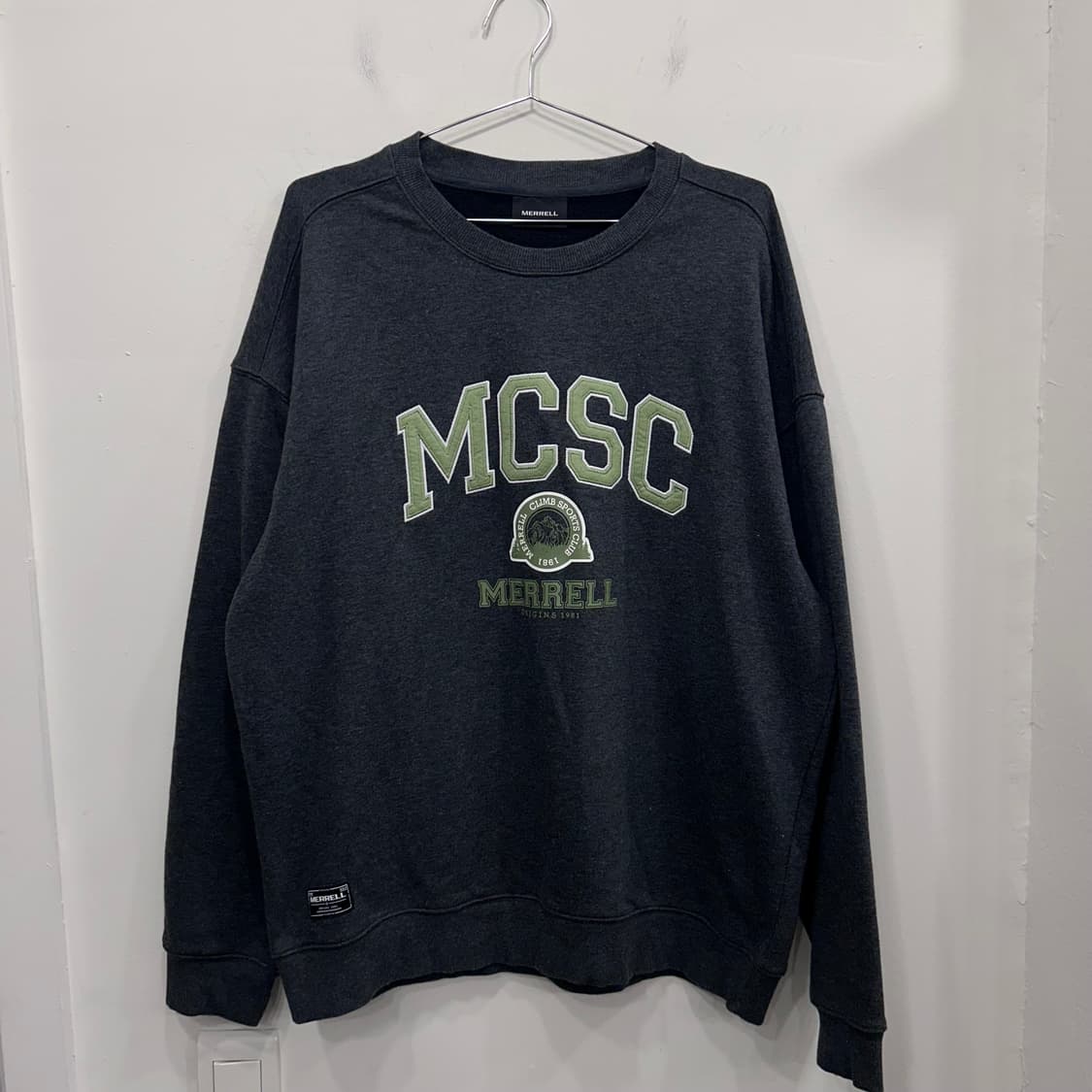 머렐 아웃도어 MCMG 헤비코튼 맨투맨 상품이미지2