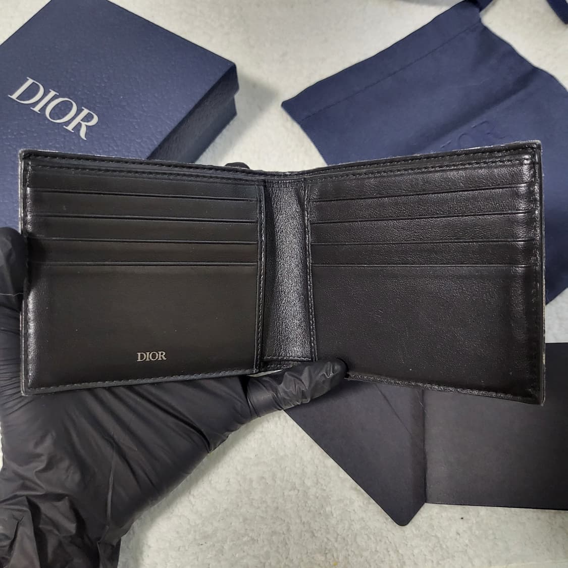 [풀구성] 디올 오블리크 자카드 반지갑 상품이미지6