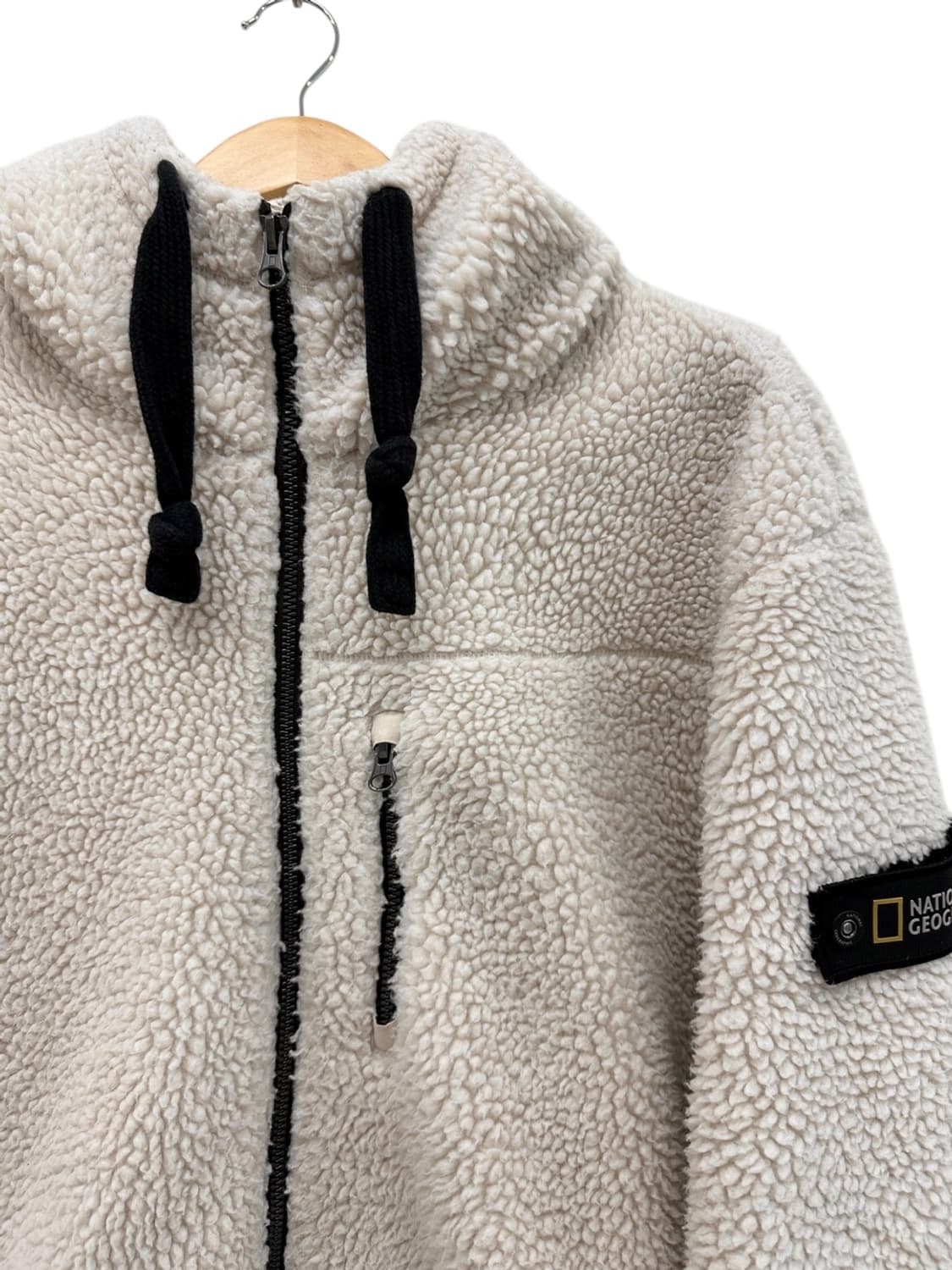 내셔널지오그래픽 뽀글이 후리스 플리스 아이보리 (2XL) 상품이미지3
