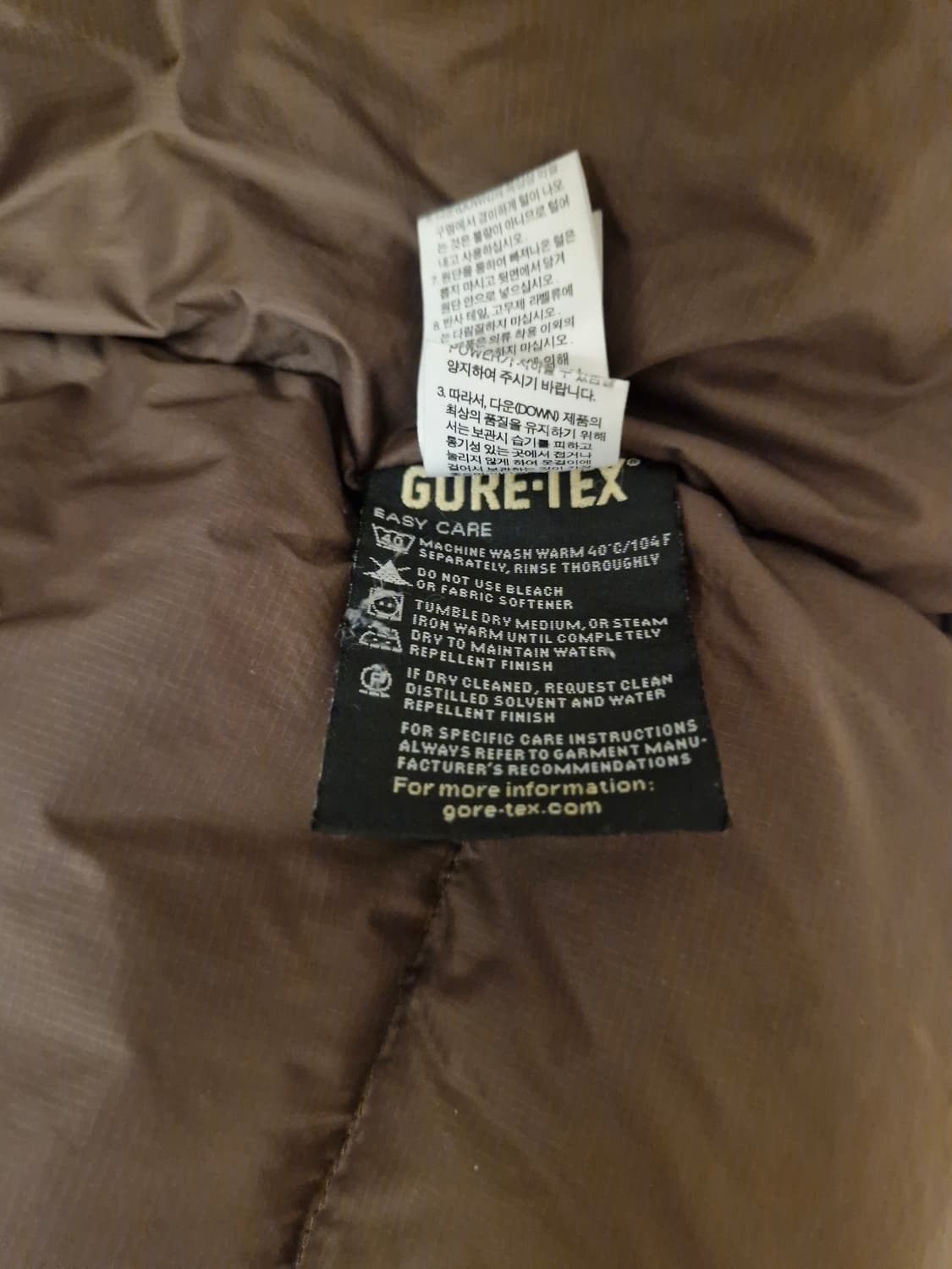 에이글 고어텍스 구스다운 자켓 XL  상품이미지10