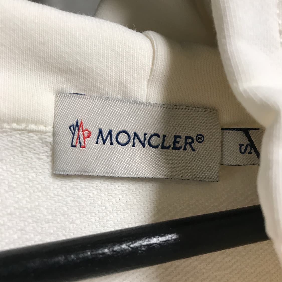 몽클레어 화이트 후드 집업 S(W) 상품이미지4