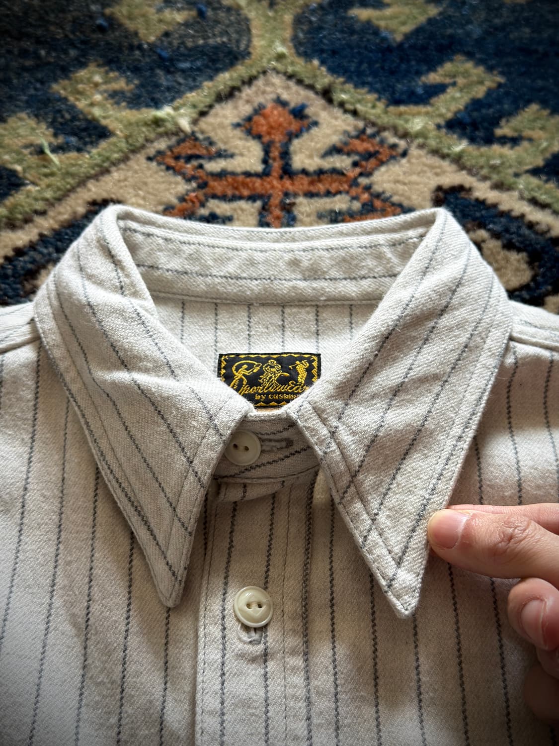 1940s Cushman Hickory Stripe work Shirt 상품이미지5