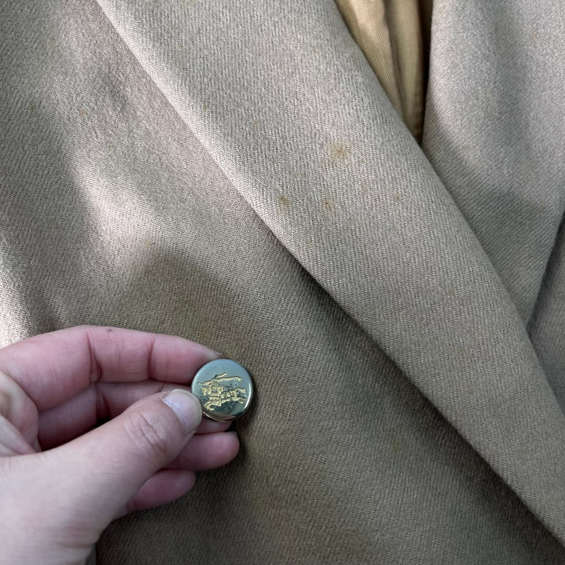 100 버버리 90s 울 블레이저 자켓 상품이미지4