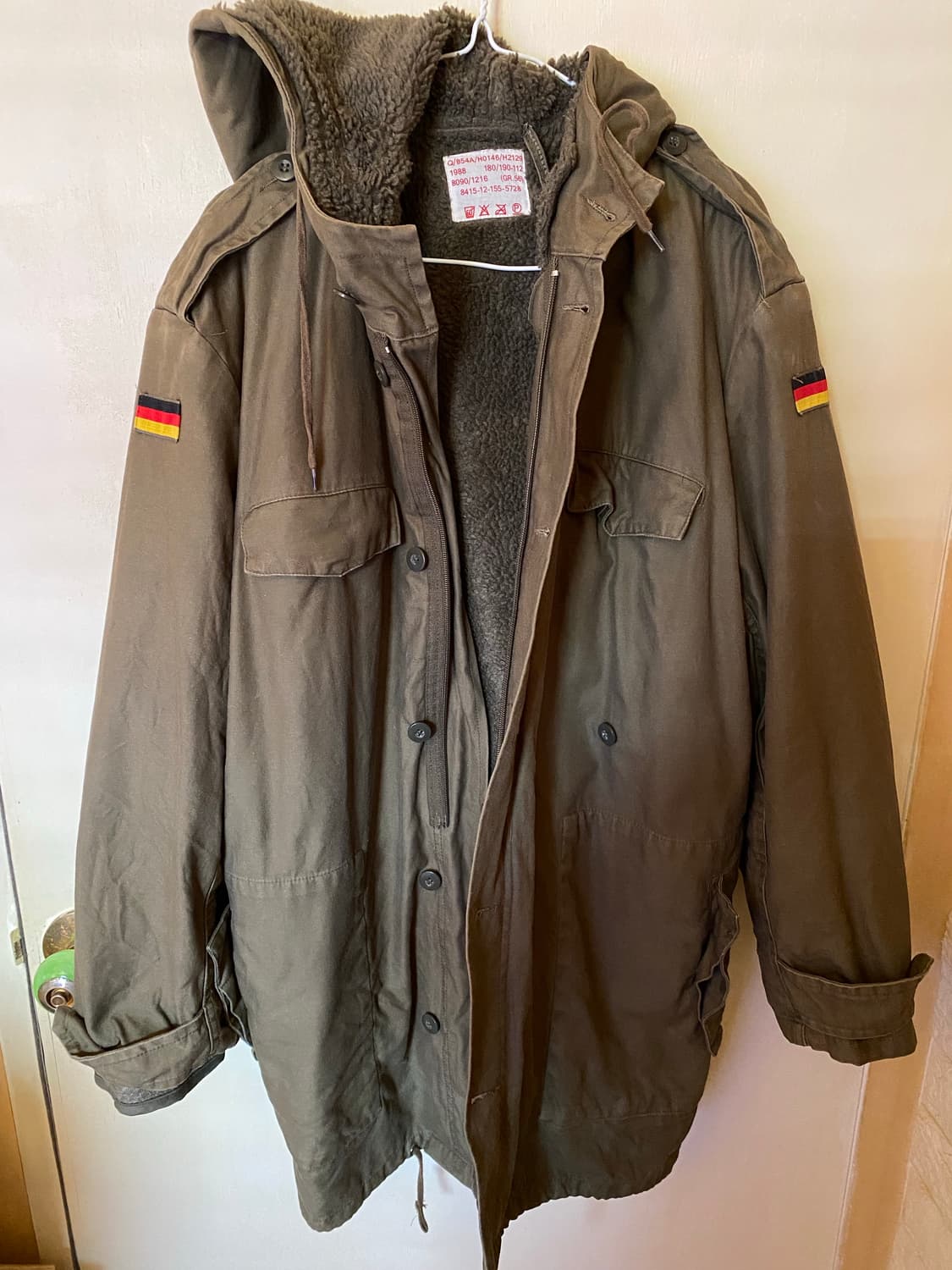 80’s독일군 야상자켓 상품이미지1