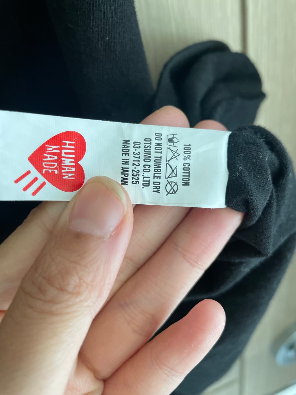 휴먼메이드 그래픽 티 블랙 상품이미지3