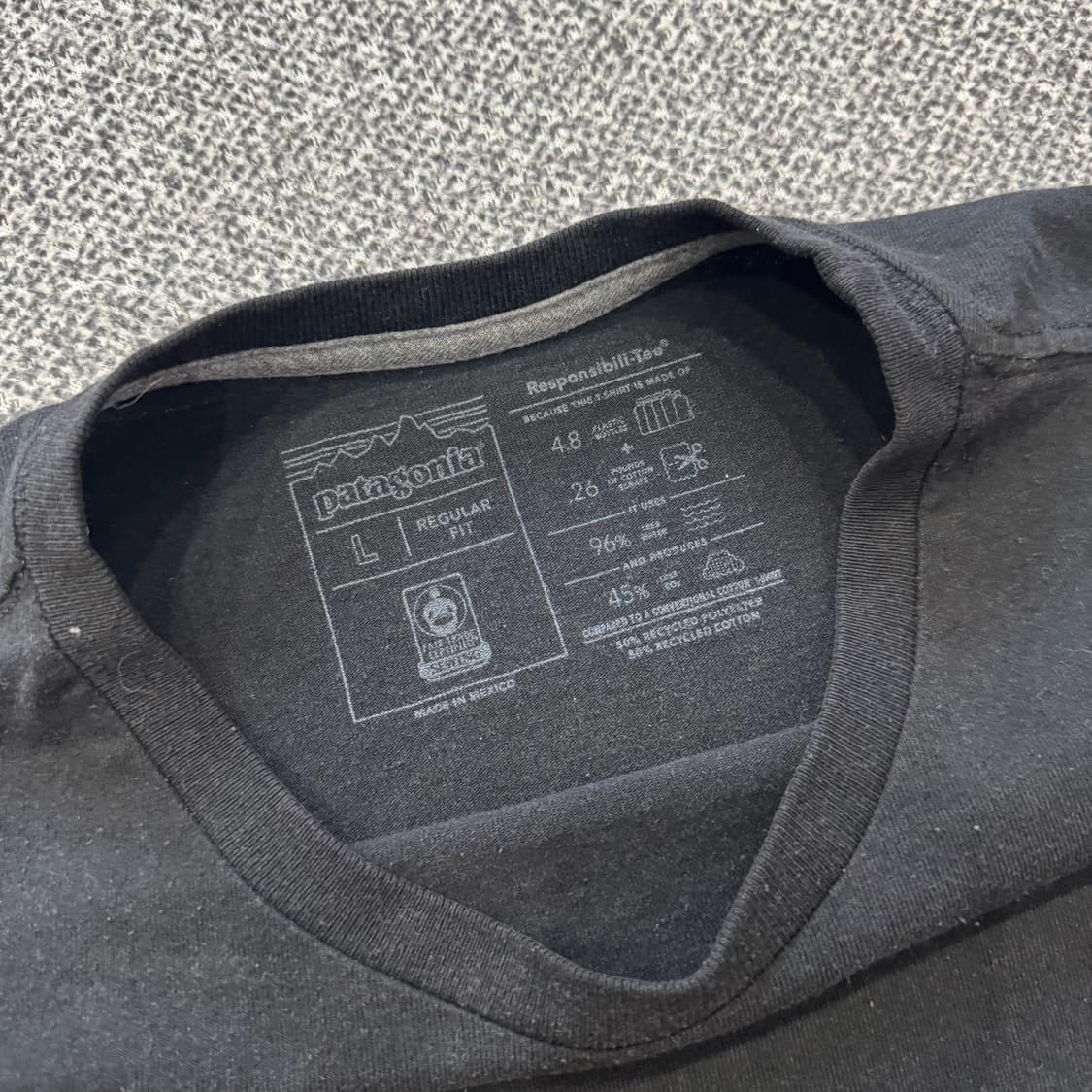 파타고니아 빅로고 반팔 상품이미지5