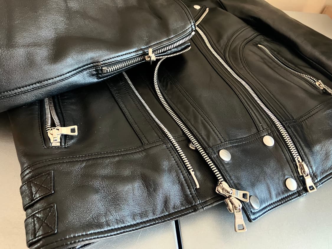 발망 가죽 자켓 상품이미지7