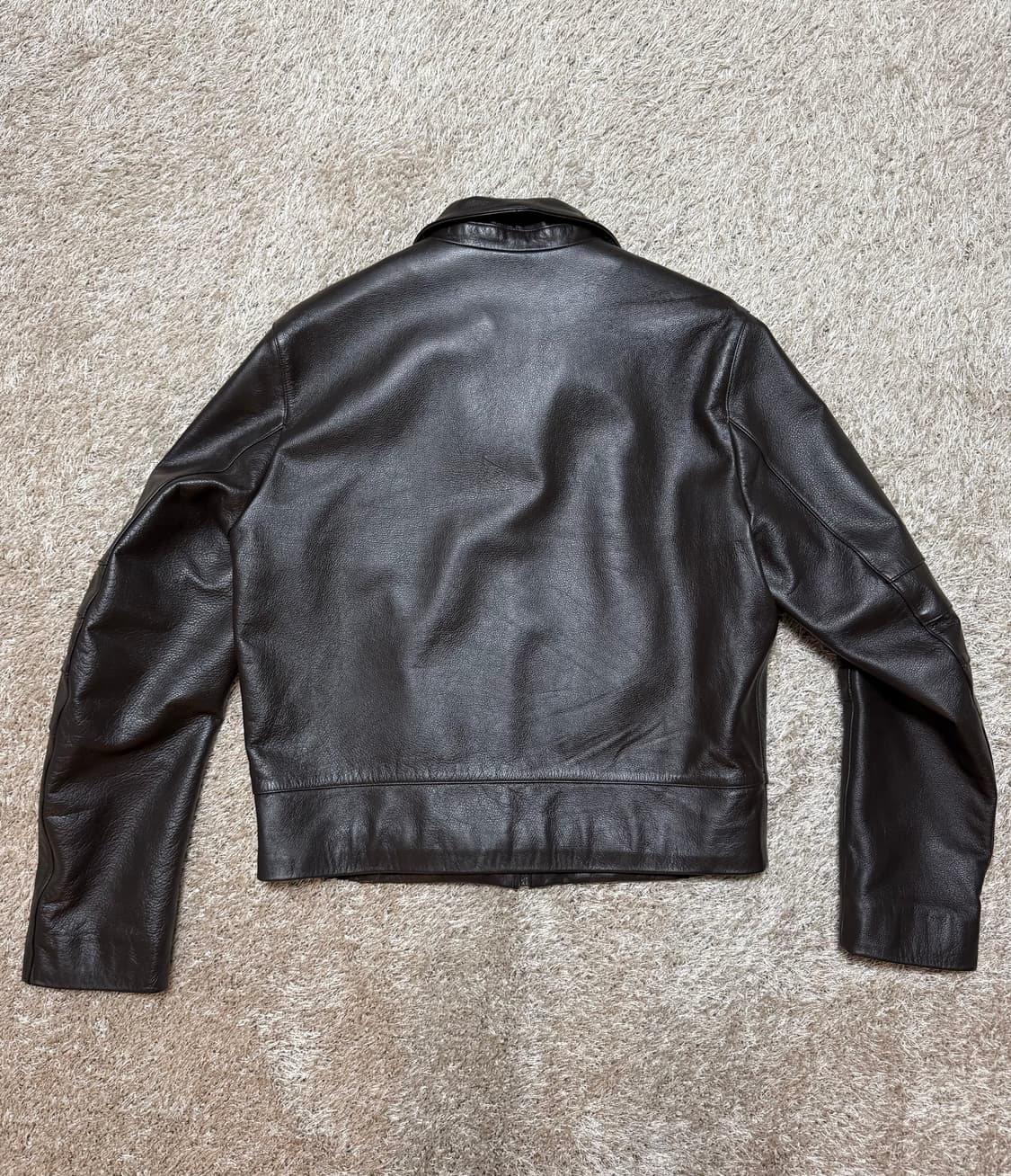 [2] appendix leather jacket brown 상품이미지3