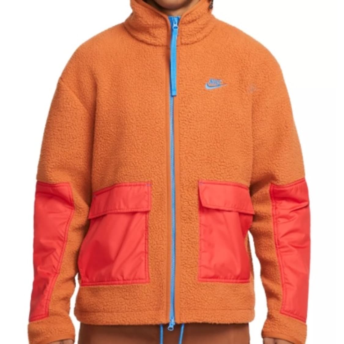 나이키 빈티지 에센셜 쉐르파 플리스 풀집 자켓 양털 뽀글이 후리스 S 상품이미지1