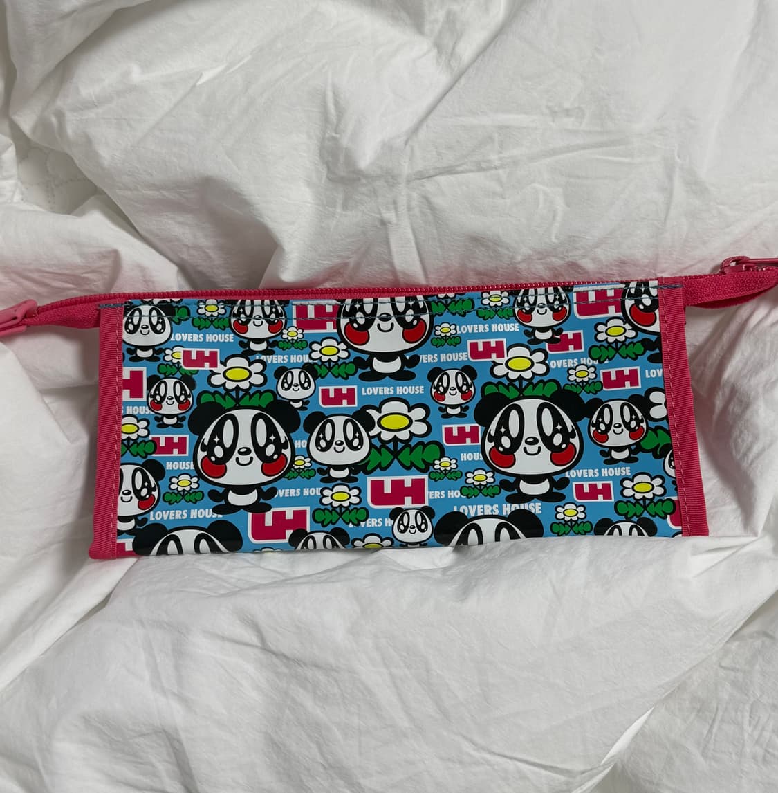 러버스 하우스 판다 펜슬케이스 파우치 삼각 개봉 새상품 빈티지 상품이미지1