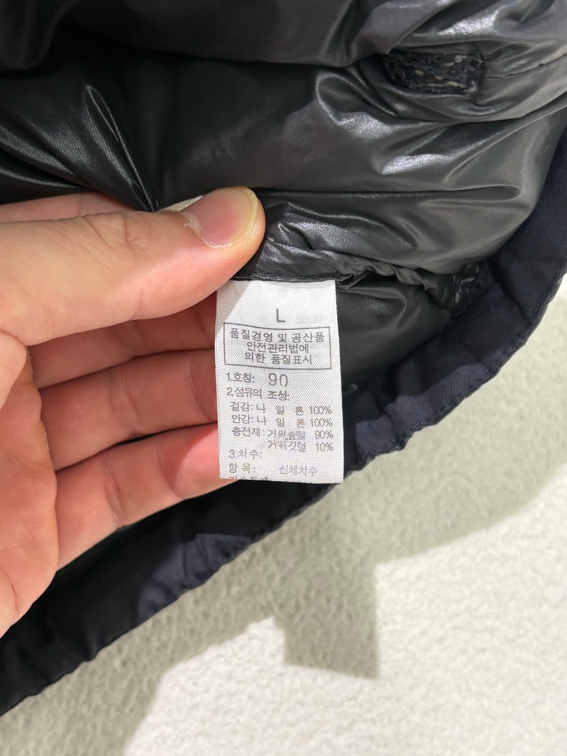 노스페이스 후드 경량  패딩 여성용 90 상품이미지6