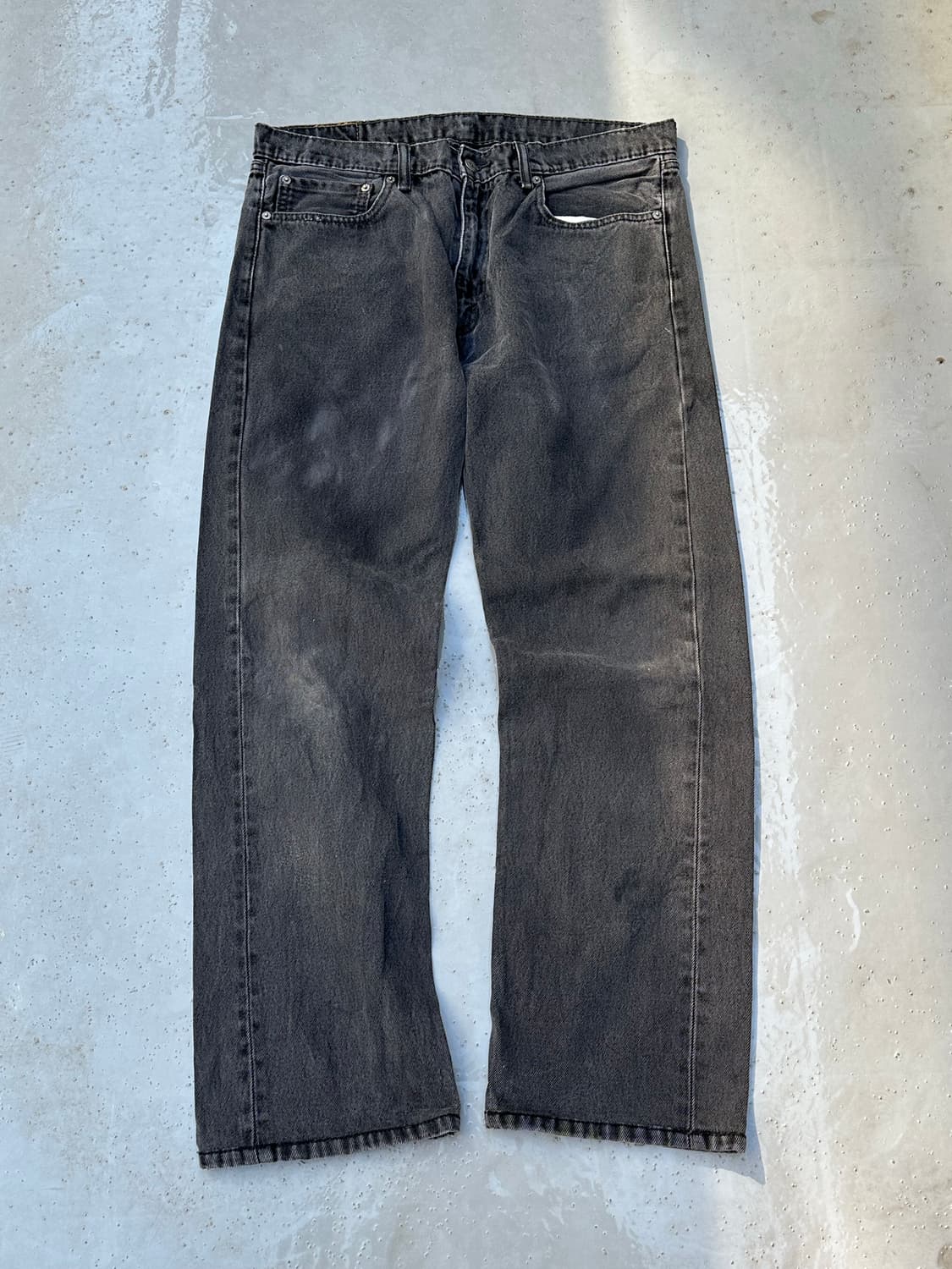 [리바이스] •Levi's 505 Black Denim 상품이미지2