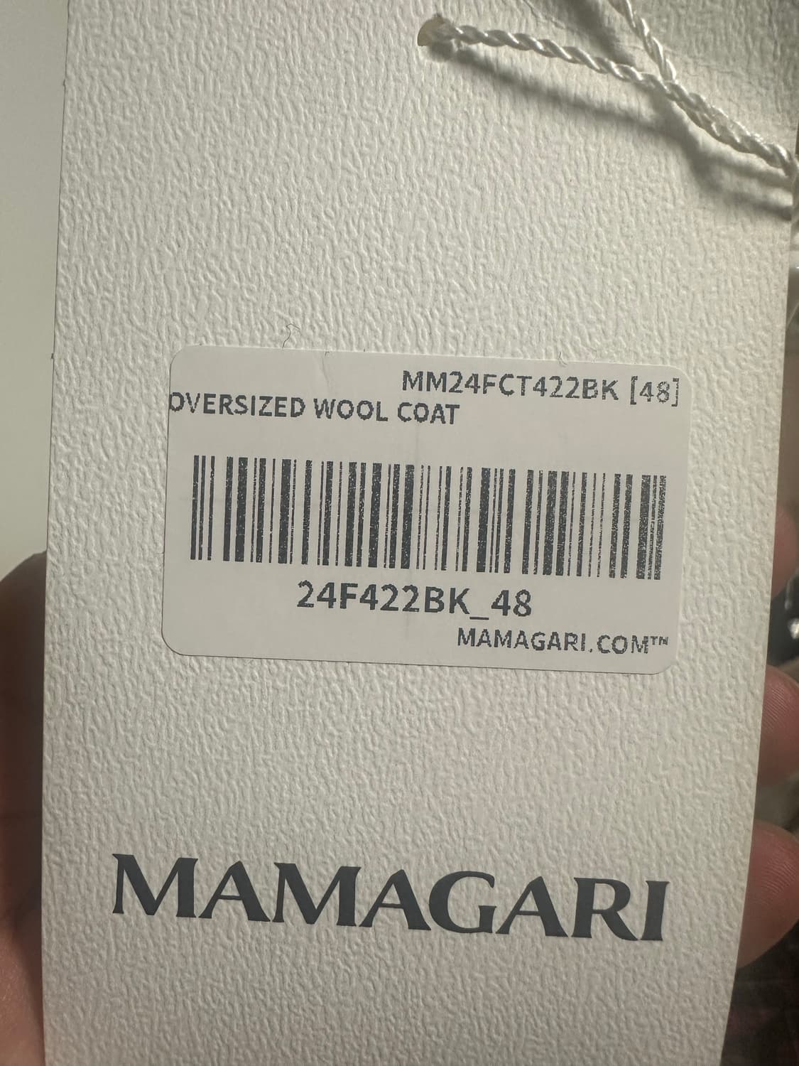 마마가리 맥코트 / 24FW / 48 사이즈 상품이미지4