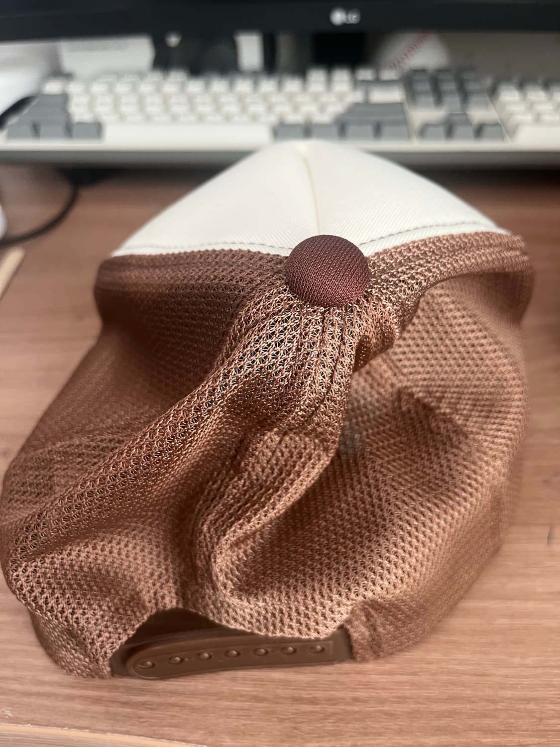 히스테릭 글래머 기타 걸 메쉬 캡 브라운  상품이미지2