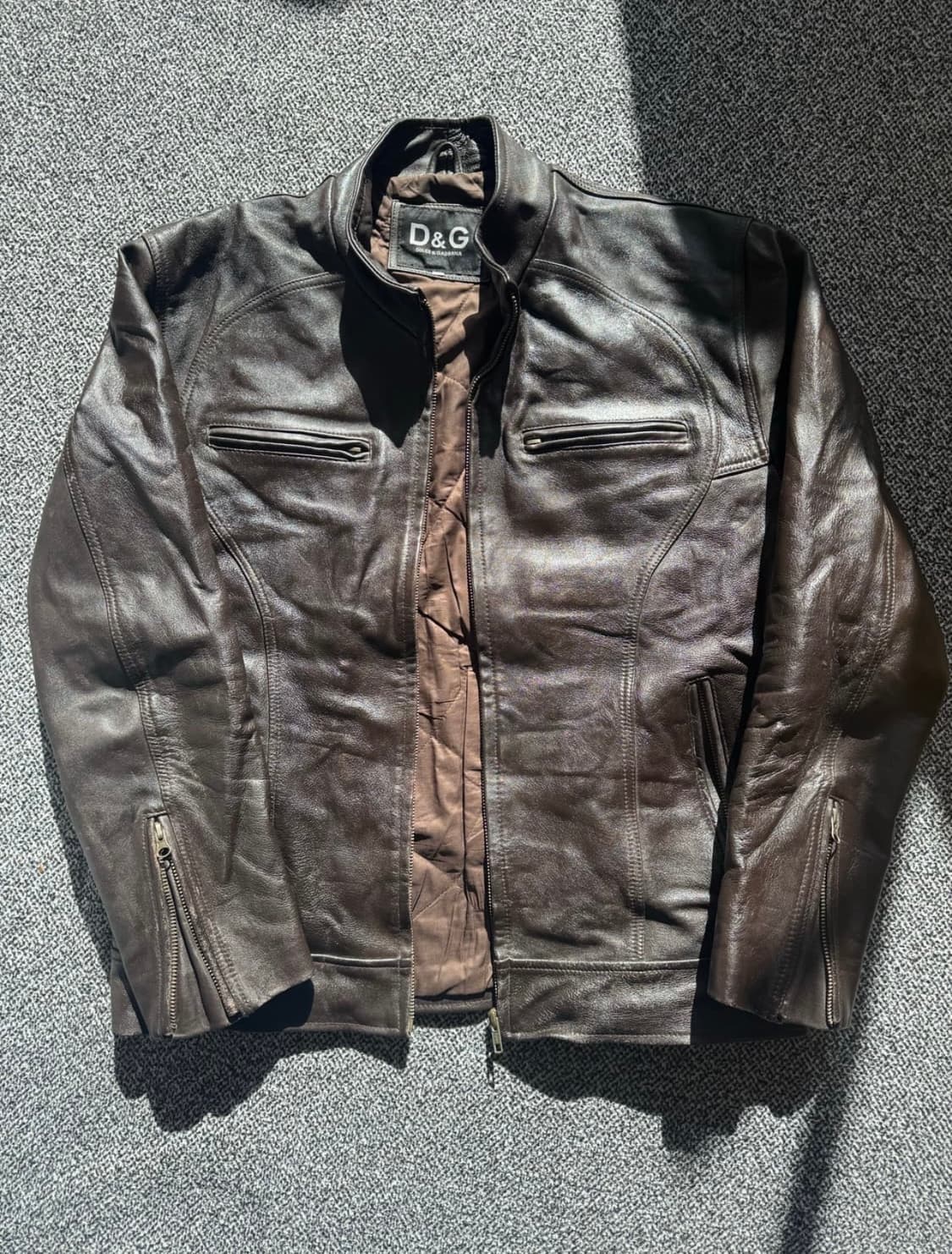 dolce & gabbana leather jacket-XL 상품이미지6