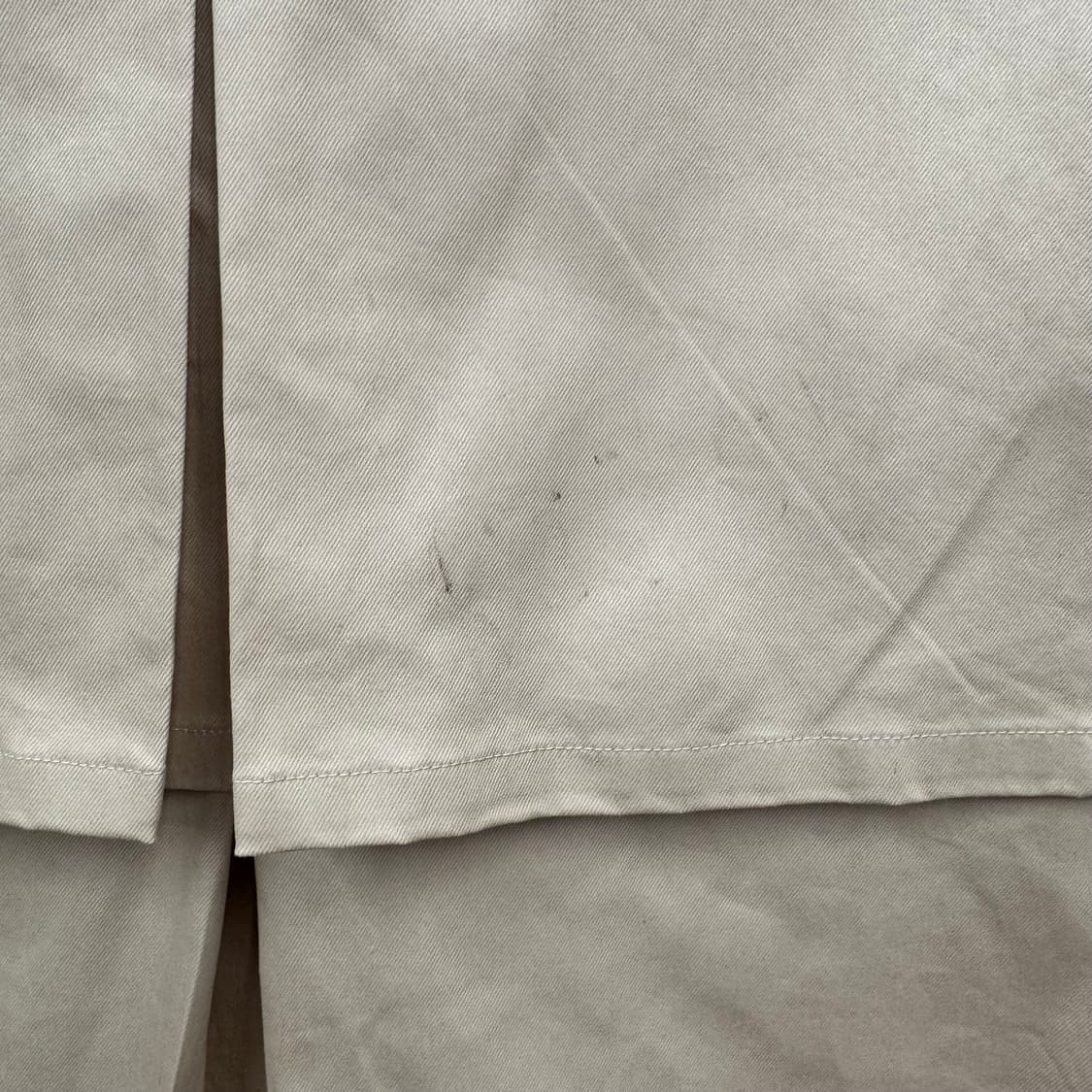 안나수이 폭스퍼 카라 코튼 하프 파카 소매퍼 디테일 베이지 상품이미지10