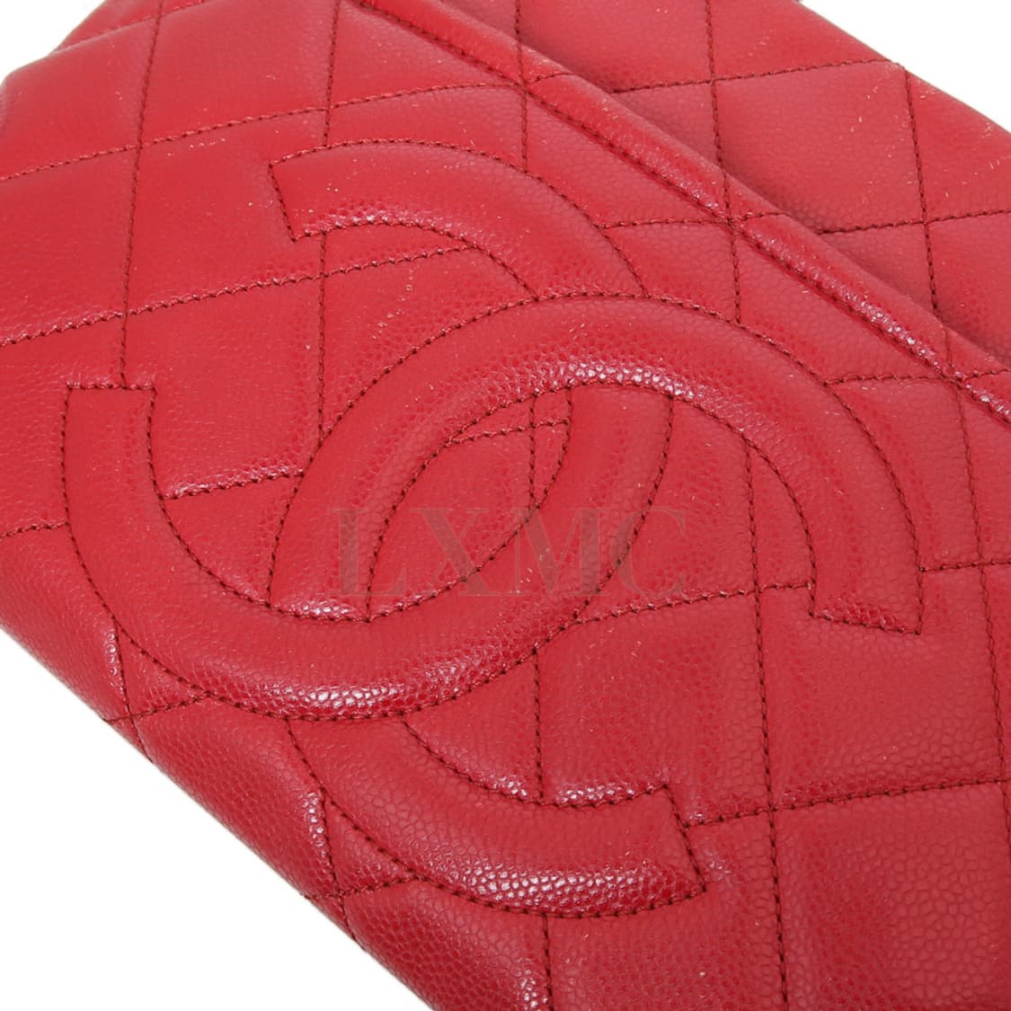 샤넬 캐비어 체인 숄더 레드 샤핑백 레드 A67294 상품이미지8