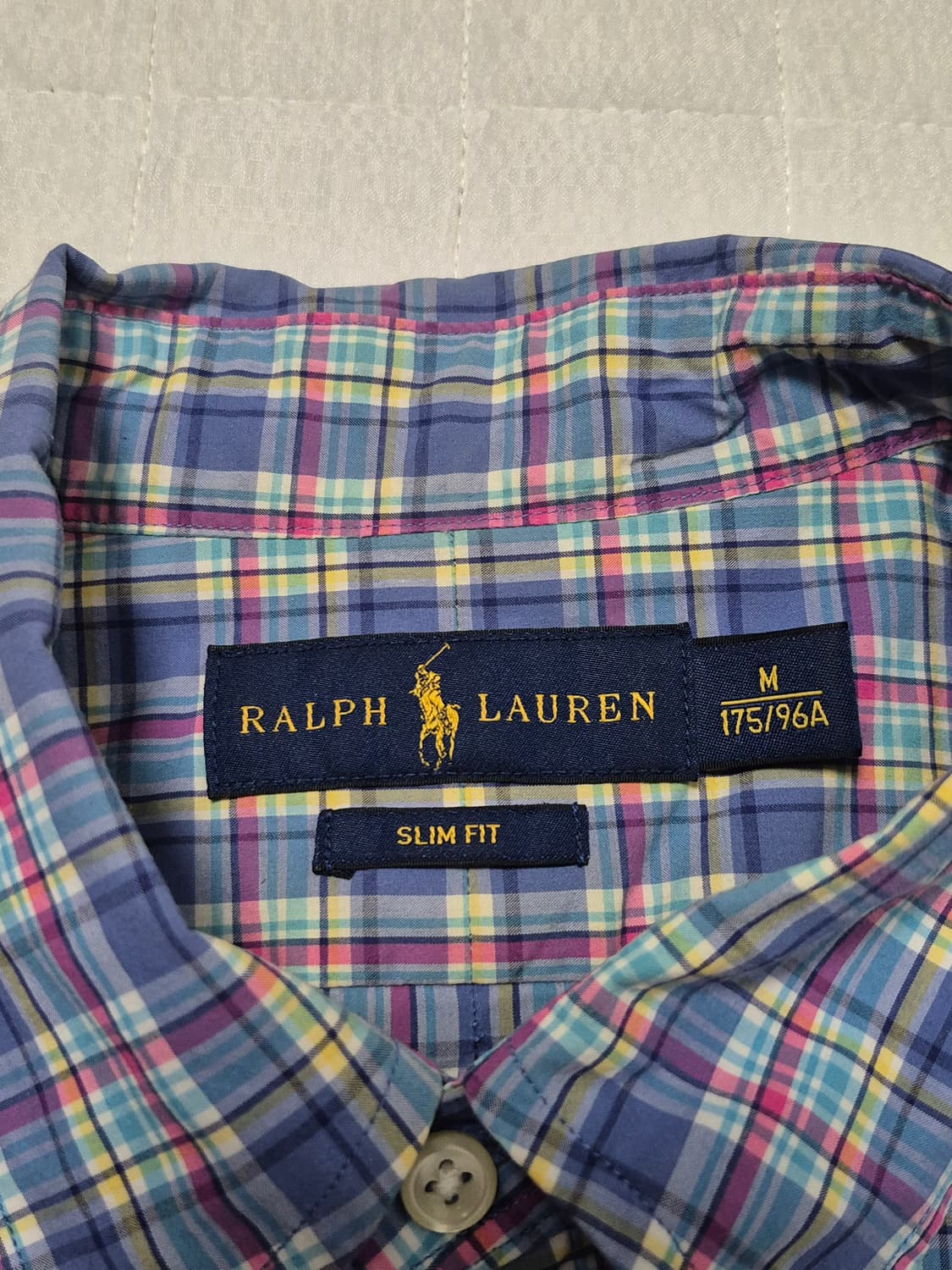 폴로 랄프로렌 체크 남방 긴팔 셔츠 남성 95사이즈 상품이미지4