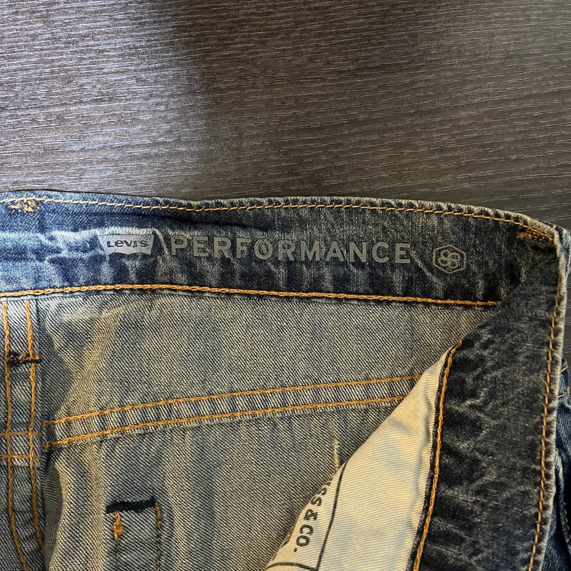 (30) 리바이스 퍼포먼스 511 패치 데미지진 데님 청바지 상품이미지7