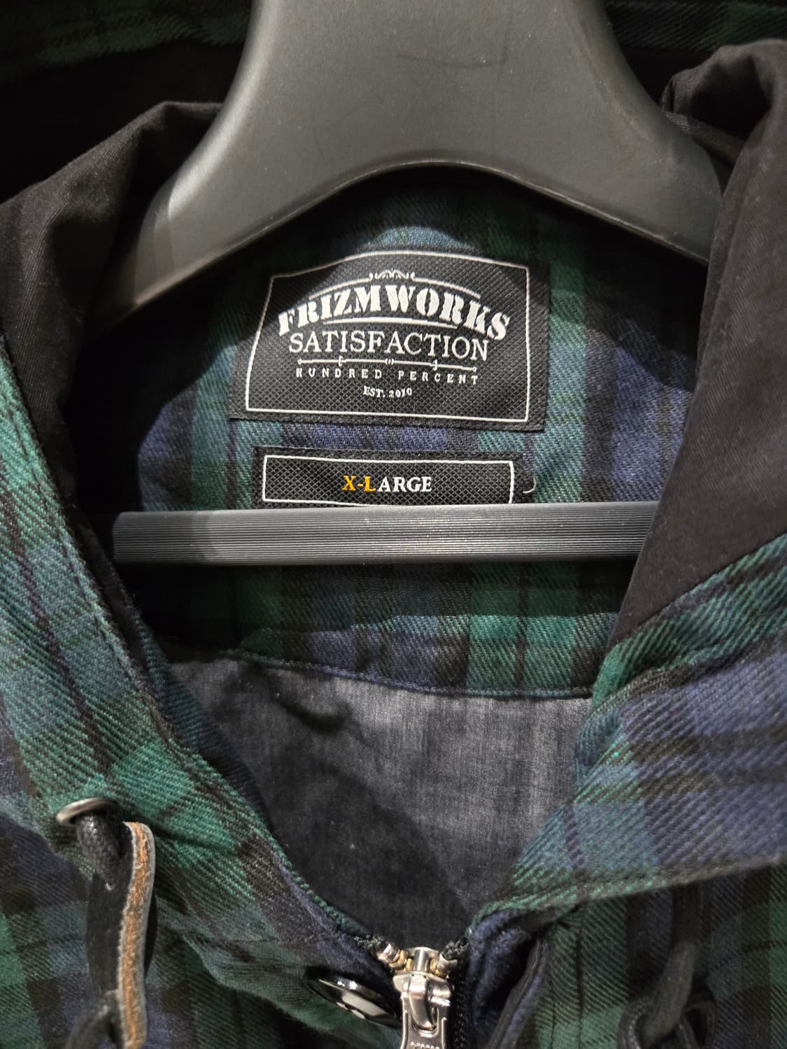 프리즘웍스 타탄체크 후드쟈켓 새제품 상품이미지6