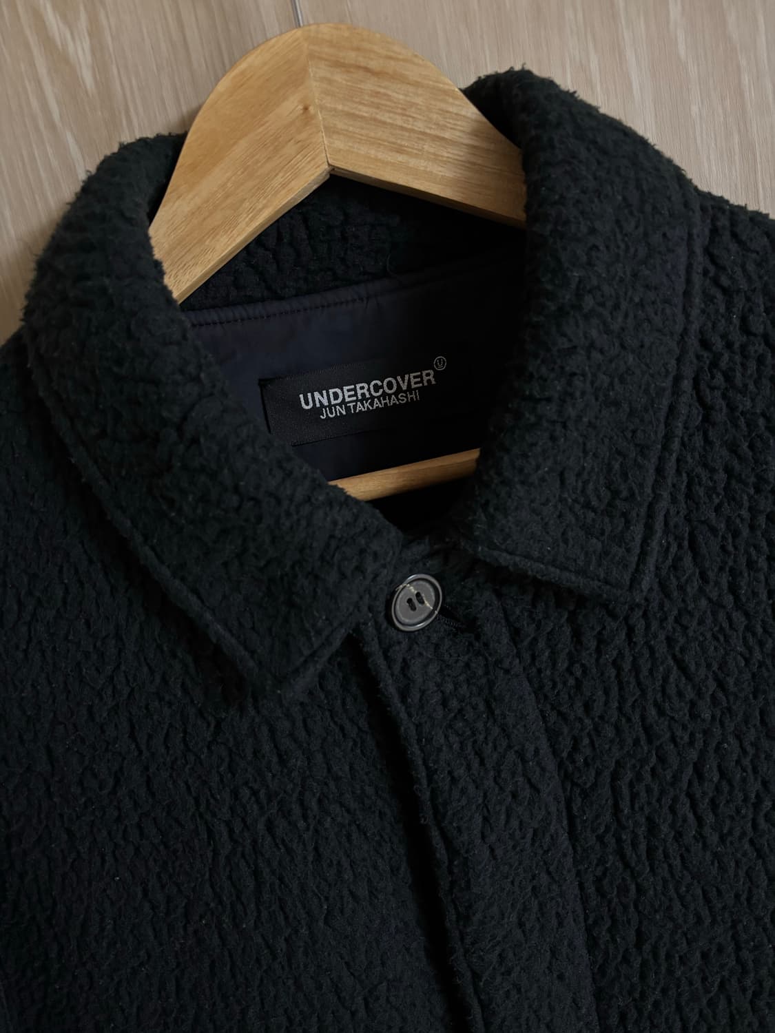 언더커버 18aw POLARTEC 코트 블랙 3사이즈 상품이미지3