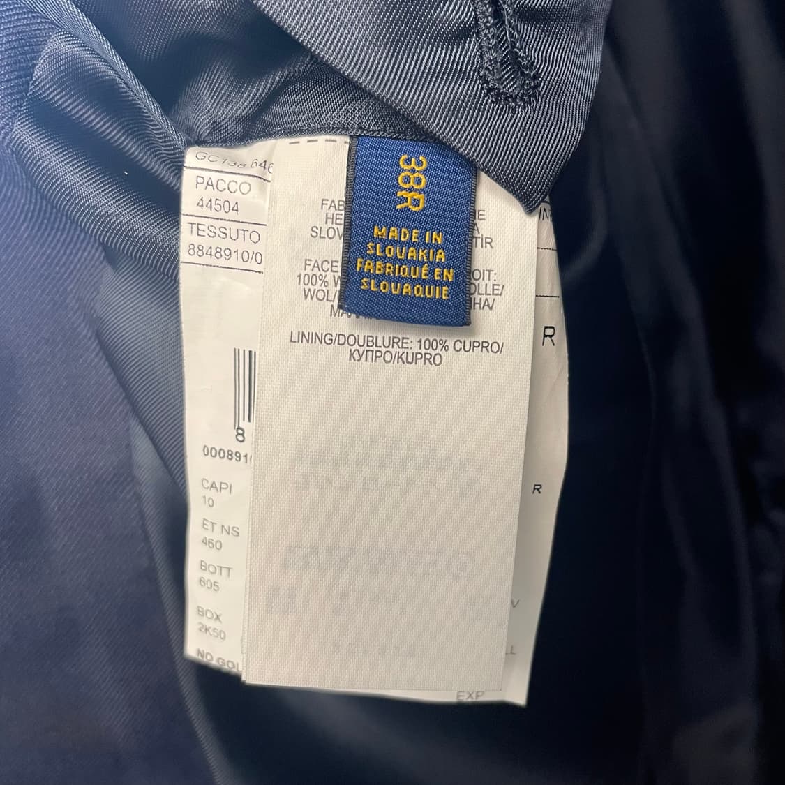 폴로 랄프로렌 금장자켓 38R 상품이미지2