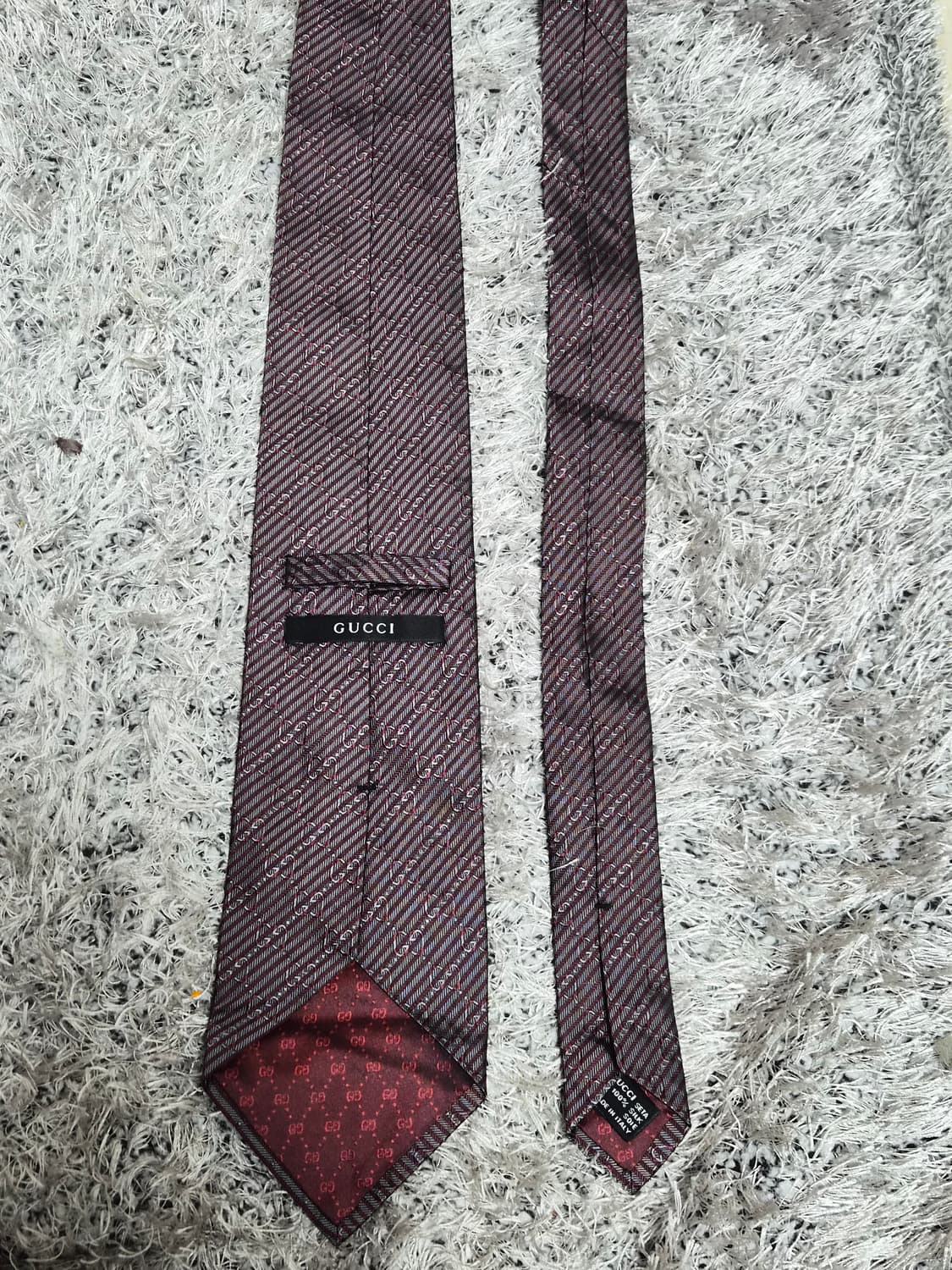 구찌GUCCI 자카드 사선 넥타이 Free - N16 상품이미지3