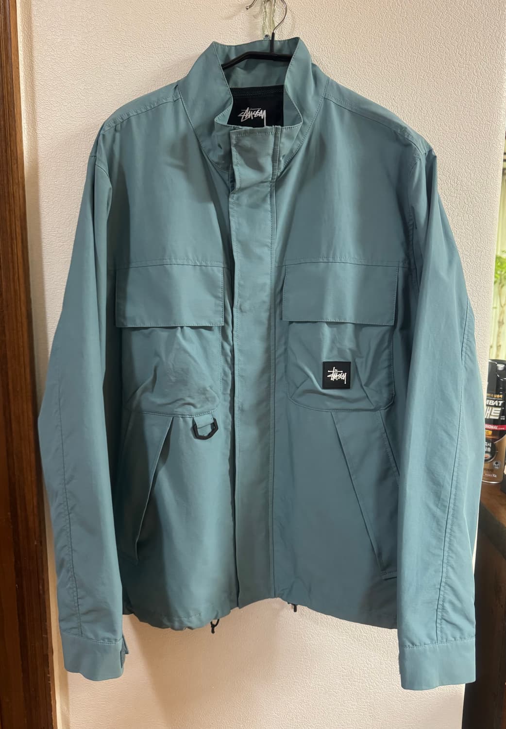 L) 스투시 stussy 카고 유틸리티 자켓 teal 틸 상품이미지2