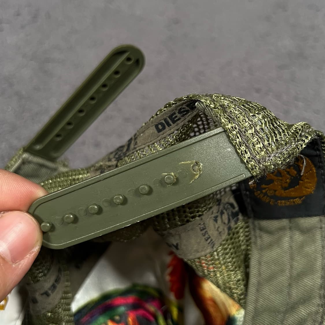 디젤 레터링 매쉬 볼캡 상품이미지5