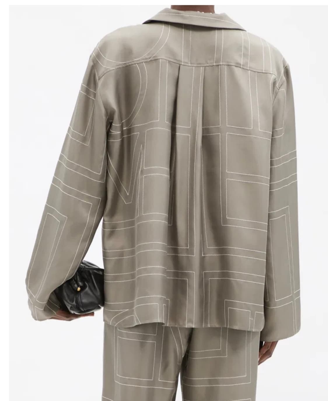 토템 시그니처 파자마 실크 셔츠 상품이미지3