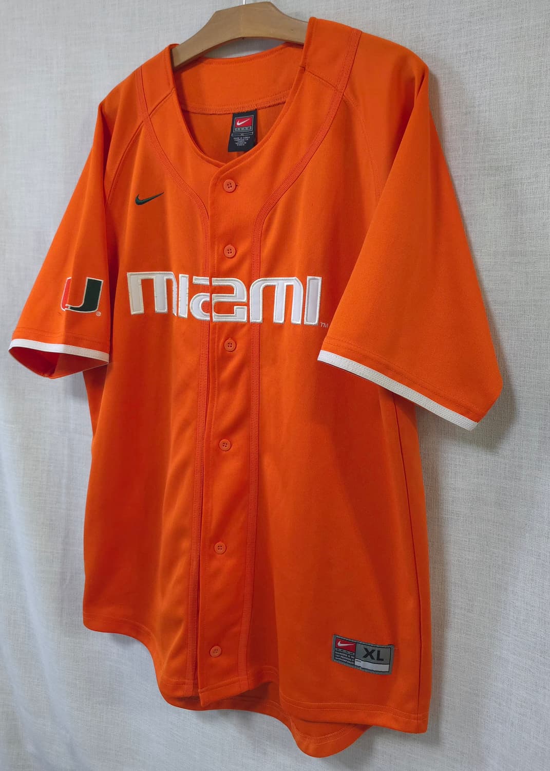 나이키 Nike Team 마이애미 허리케인스 야구 저지 반팔 자켓 유니폼 상품이미지2