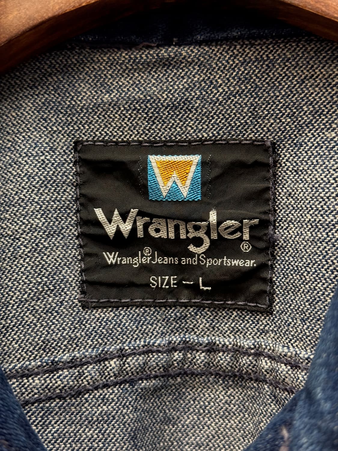 90s Wrangler Indigo Denim Trucker Jacket 상품이미지8