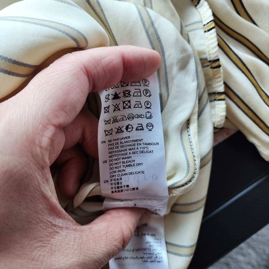 산드로 스트라이프 셔츠 블라우스 상품이미지4