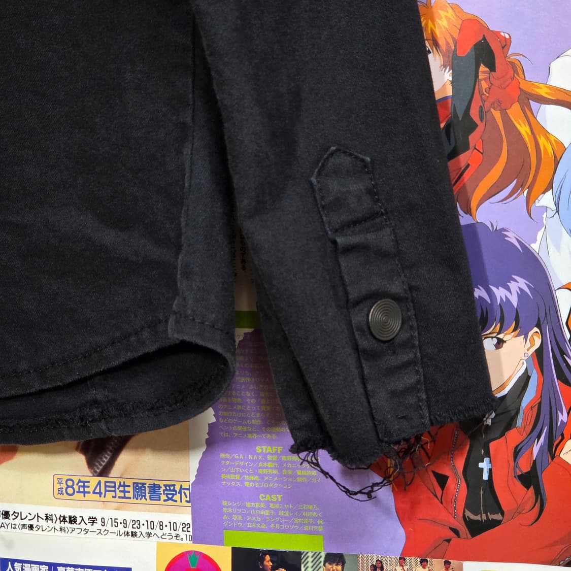 그런지 펑크 패치 블랙 셔츠 상품이미지7